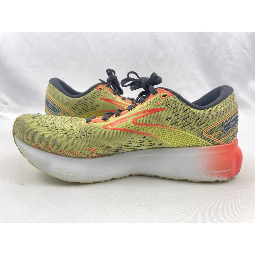 Brooks Glycerin 20 Mens Running Shoes Yellow Orange 1103821D725 Size 10 - Picture 9 of 11